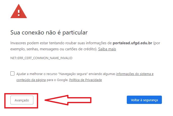 Erro Portal